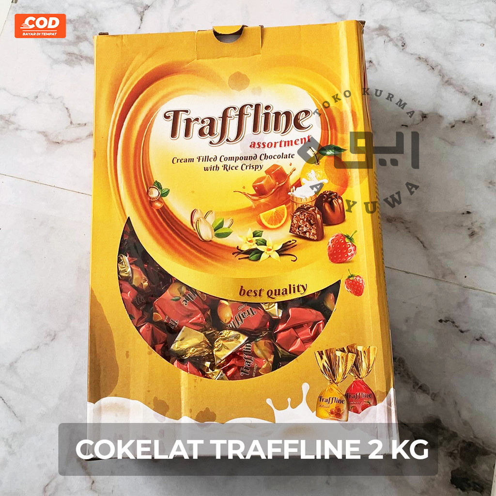 

COKLAT TURKI TRAFFLINE MIX RASA OLEH OLEH HAJI UMROH 1kg/2kg