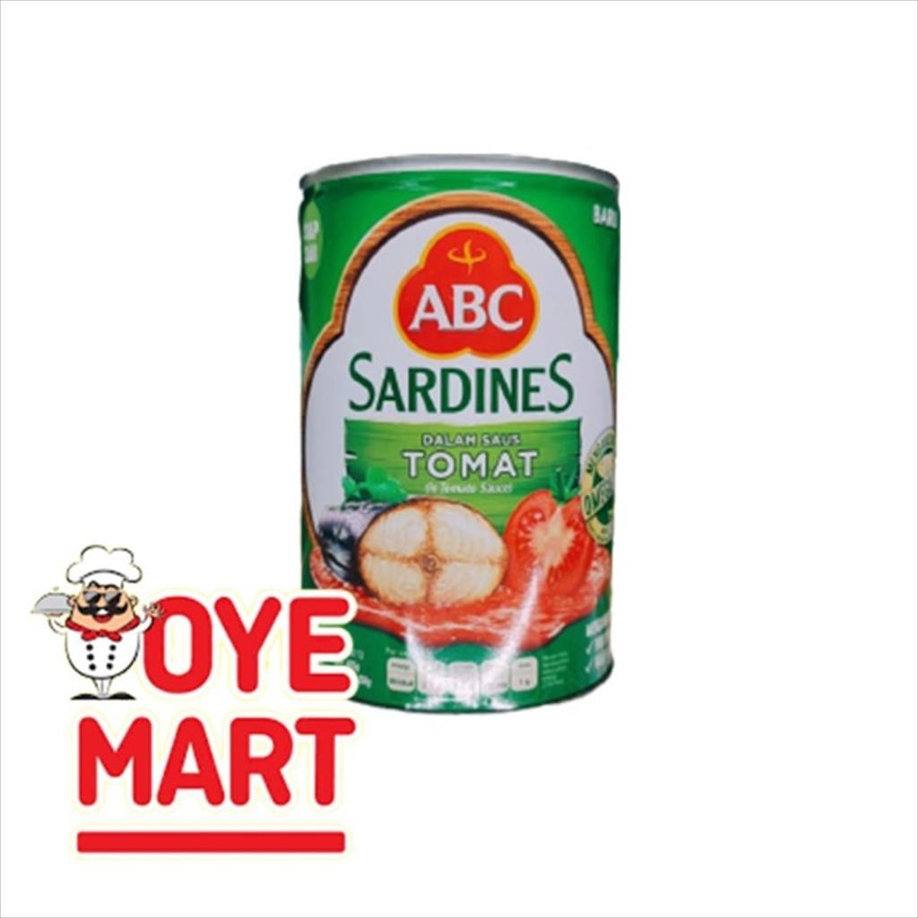 

ABC SARDEN SAUS TOMAT 425GR IKAN SARDEN KALENG/MAKANAN KALENG HARGA PROMO