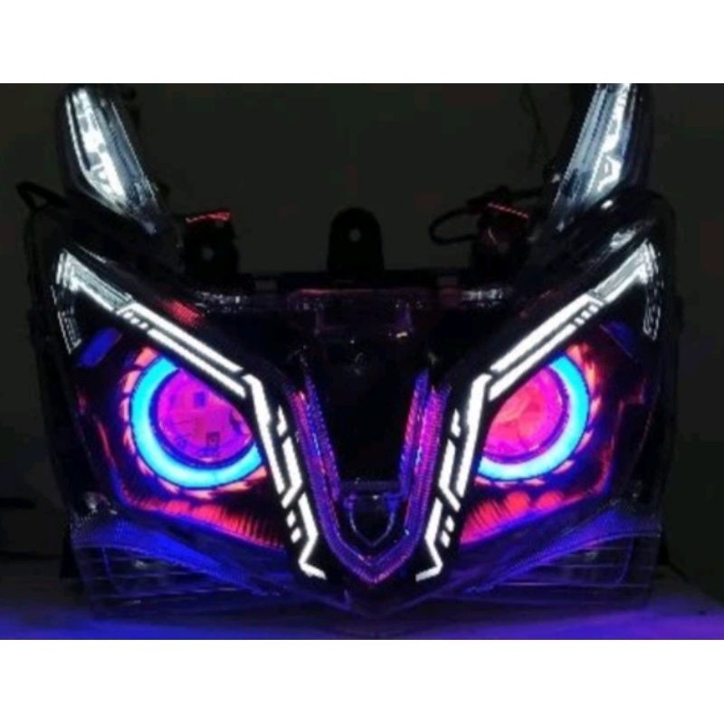 Reflektor Vario 125 led old custom LED projie alis RGB android