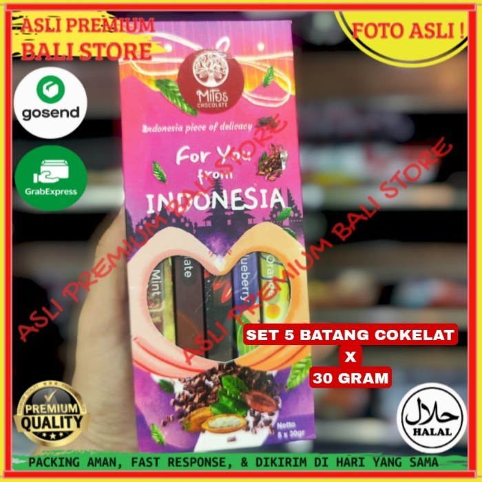 

SET 5 OLEH OLEH MAKANAN CEMILAN CAMILAN SNACK KULINER KHAS ASLI ORI ORIGINAL BALI COKELAT COKLAT