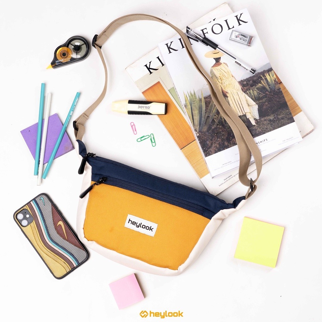 Bisa COD HEYLOOK Official - Tas Selempang Wanita Pria SIERRA Tas Dsitro Tas Slempang Mini Heylook