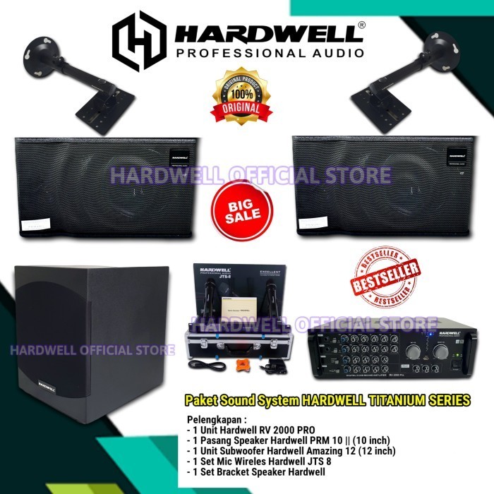 Distributor Paket Karaoke Hardwell / Paket Sound System Hardwell TITANIUM Series
