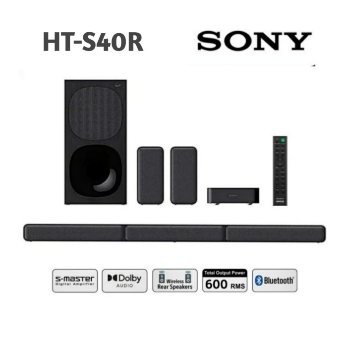 SONY SOUNDBAR HT-S40R / HTS40R / S40R WIRELESS REAR SUROUND