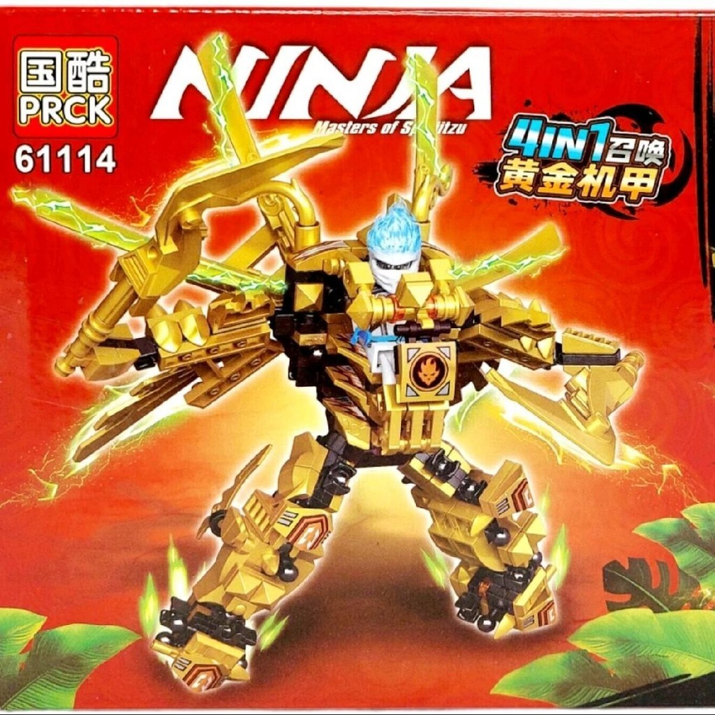 PRCK61114 | Mainan Brick Ninjago Dragon Naga Besar 4 in 1