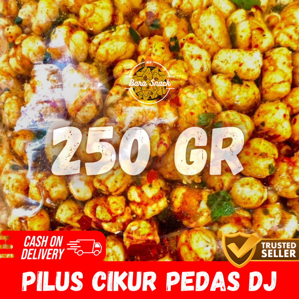 

[ 250gr ] Pilus Cikur / Pilus Seblak Pedas Daun Jeruk / Camilan Snack Kiloan Murah