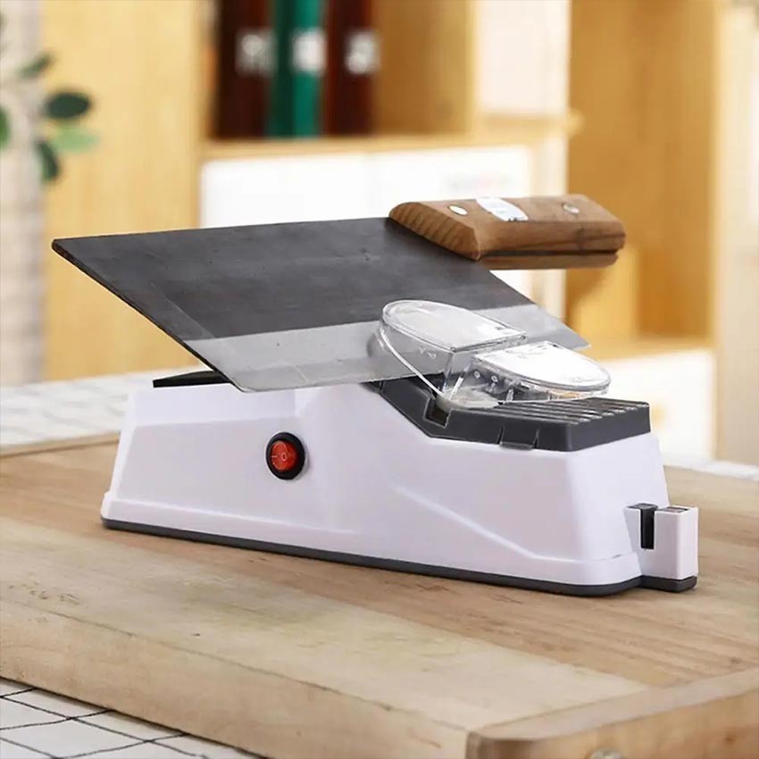 Knife Sharpener - Alat Pengasah Pisau Gunting Elektrik Asahan Otomatis Listrik Portable Multifungsi
