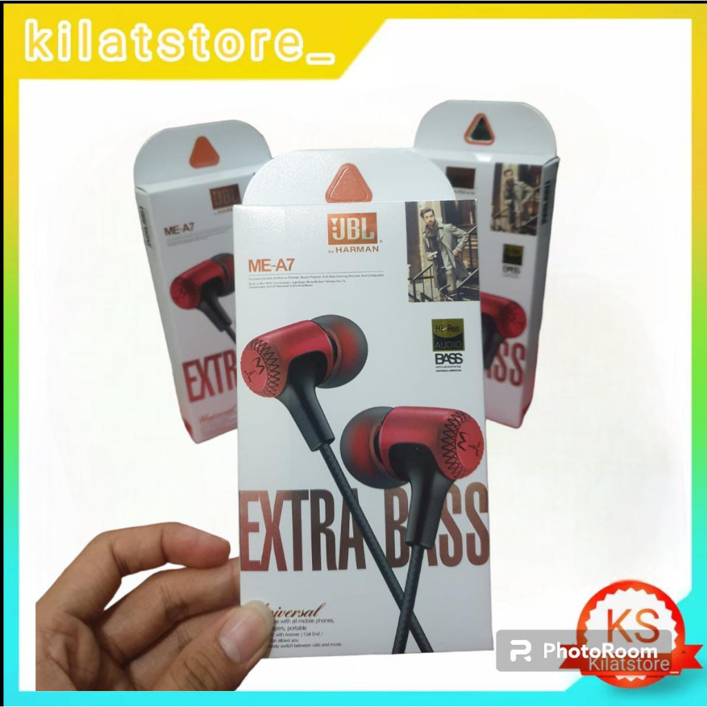 Headseat Handsfree Earphone JBL ME-A7 BASS