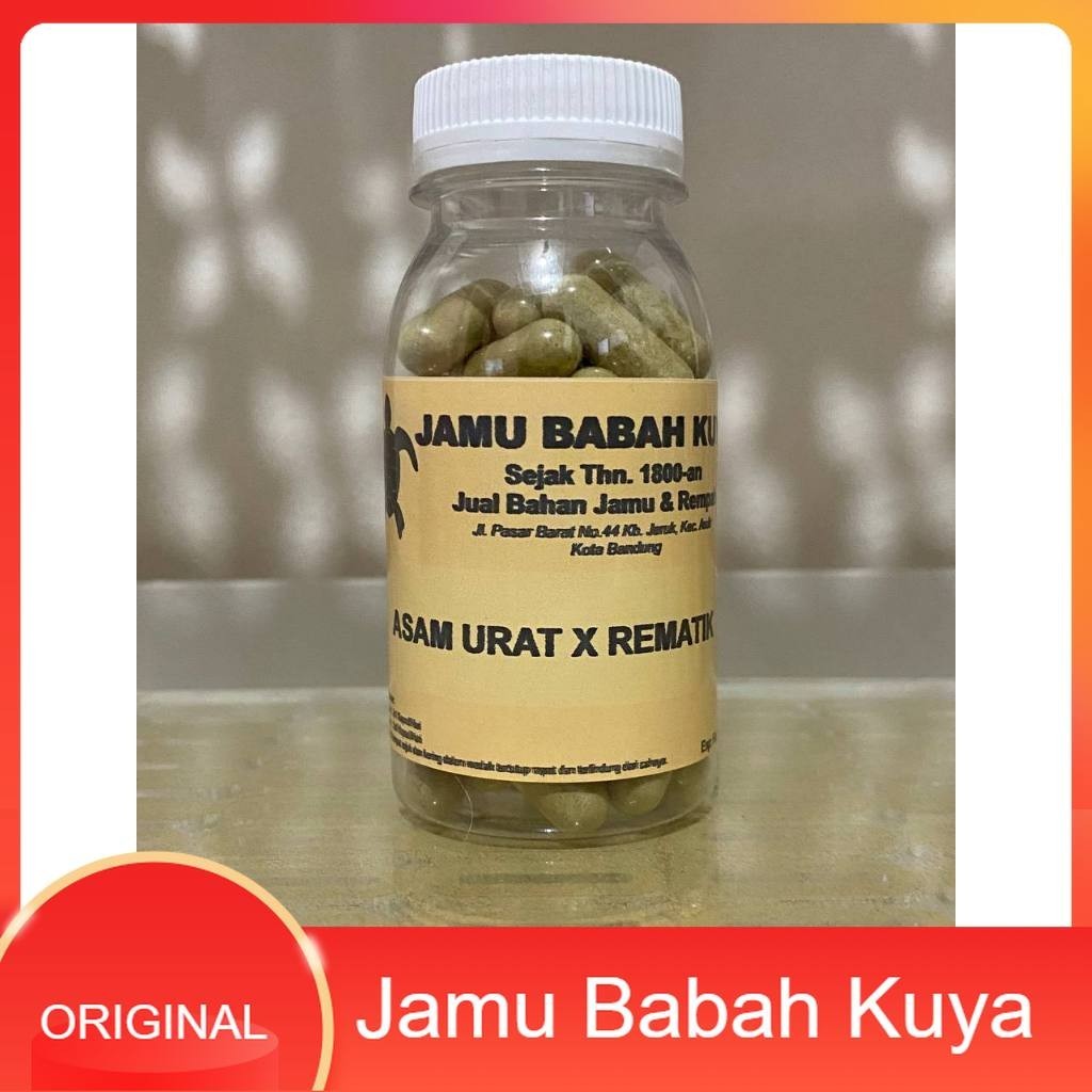 

Jamu Babah Kuya - Asam Urat mix Rematik (50 Kapsul) Herbal