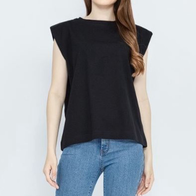 Padded Tshirt Ada Busa / Muscle Tee / Atasan wanita / Kaos Basic Tee / Kaos Polos / Padded T-shirt /