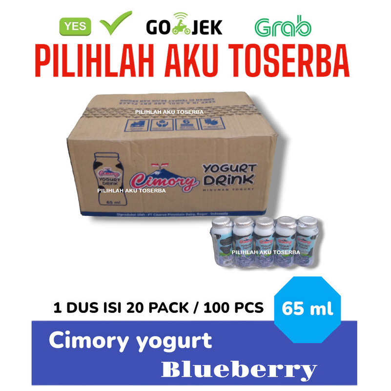 

CIMORY YOGURT Drink BLUEBERRY 65 ml - (HARGA 1 DUS ISI 100 pcs)