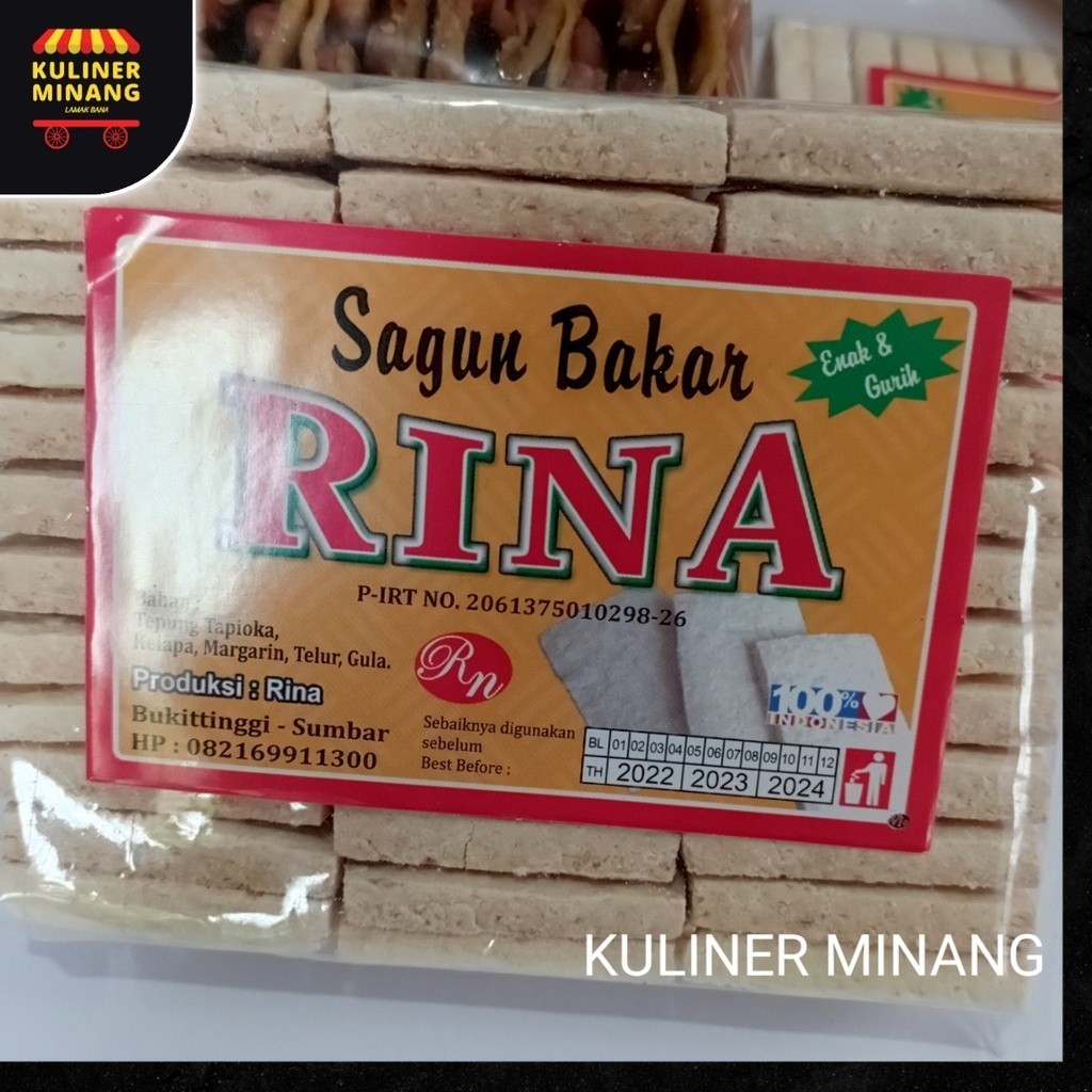 

Sagun bakar Rina Pariaman Snack Kuliner Minang Kabau