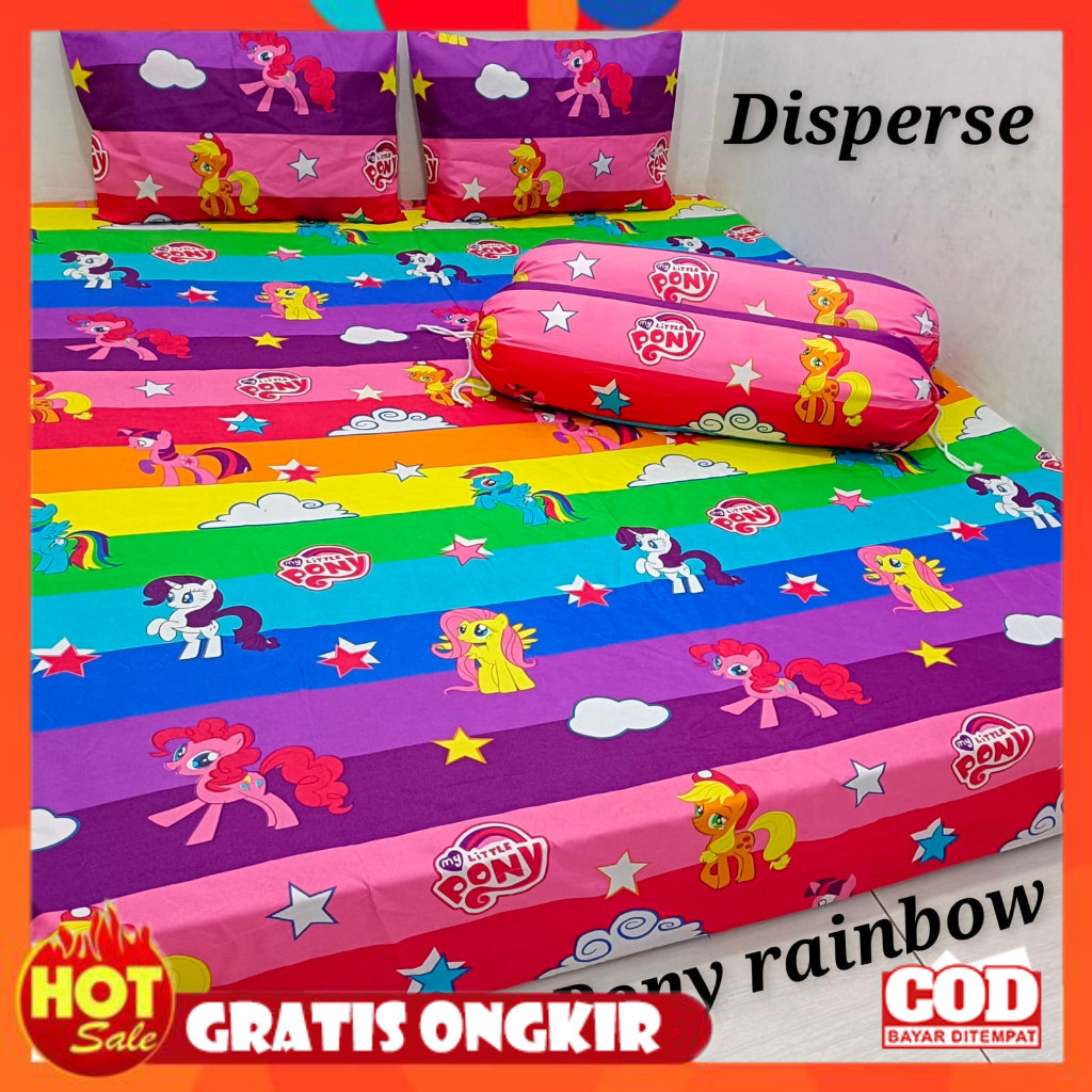 KAIN HALUS ADEM LEMBUT TEBAL / SPREI HOMEMADE SEPRAI MOTIF ANAK ANAK KUDA PONI UNICORN BISA COD ANEK