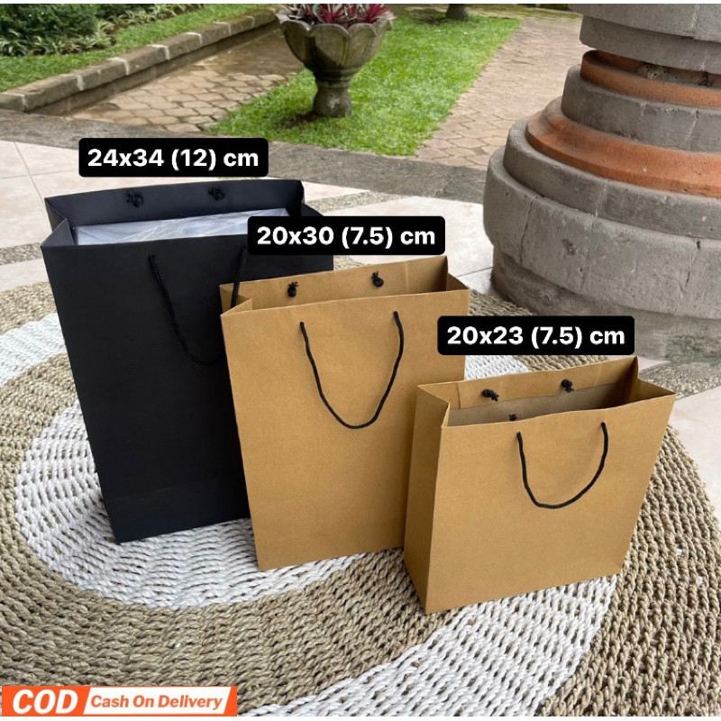 

PAPER BAG | TAS KERTAS Polos untuk PASANGAN BOX