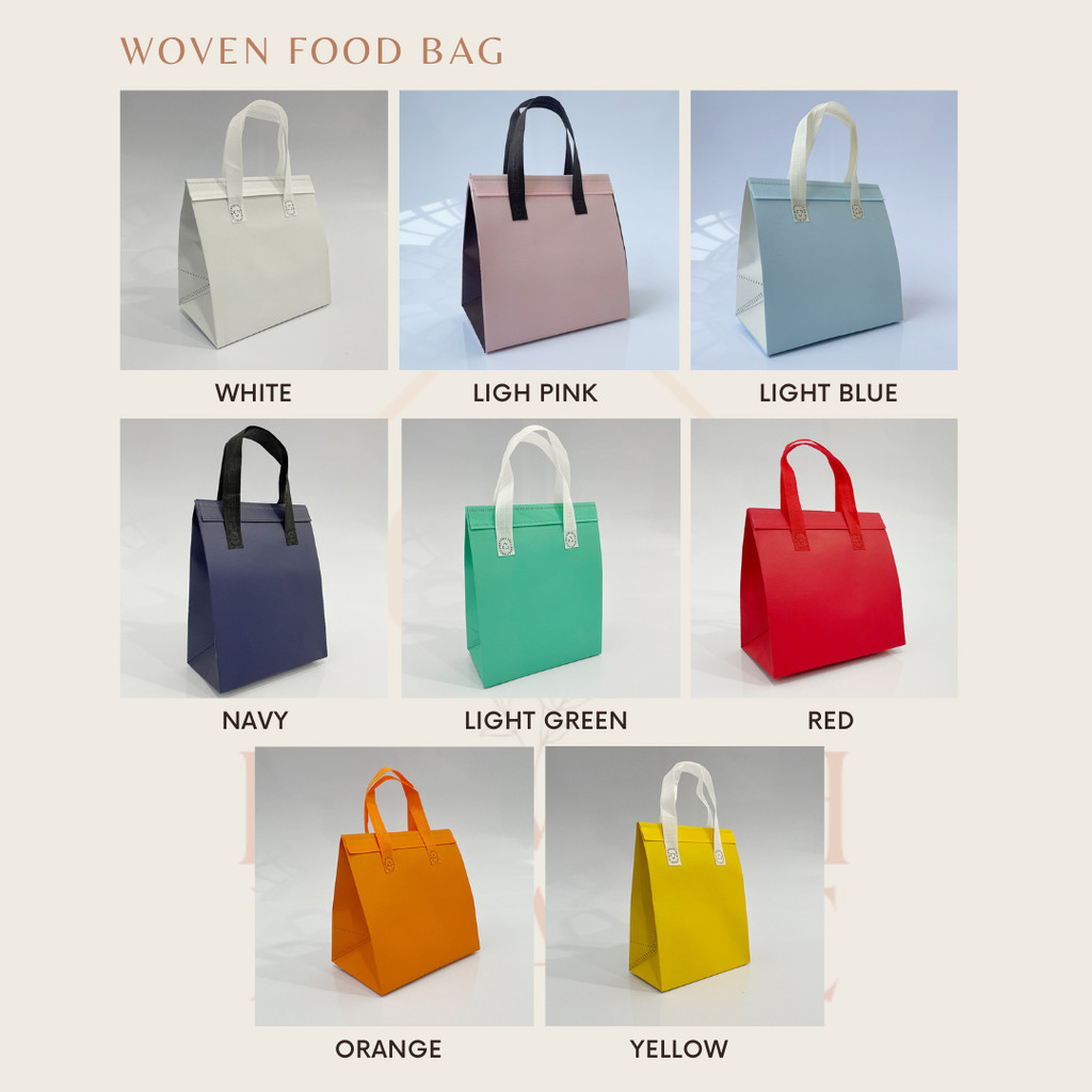 

RUMAH KRAVE - Woven Food Aluminium Bag Tas Bekal Makanan Thermal