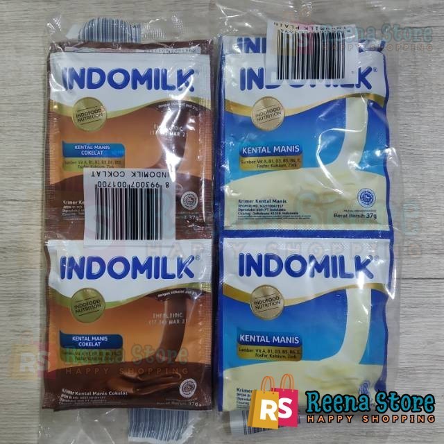 

Indomilk Kental Manis @ 37gr 1 renceng 6 sachet]- Reena Store