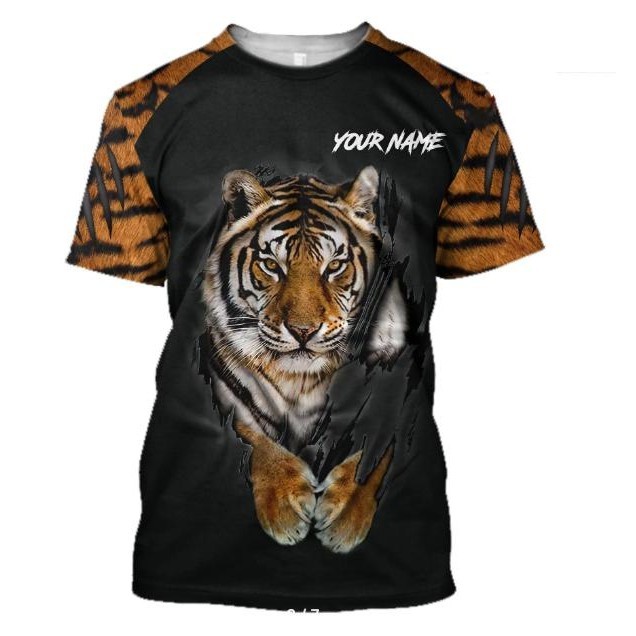Kaos Macan Fullprinting I Dri Fit I Size Jumbo I Unisex Polyester Nyaman