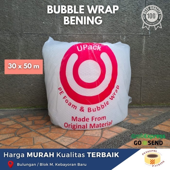 

BUBBLE WRAP UPACK 3KG 30 CM X 50 M - Hitam