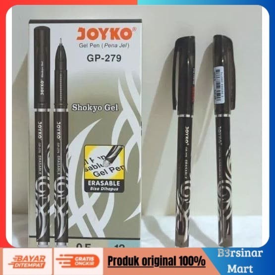 

[[KUALITAS TERBAIK]] PULPEN / PEN GEL JOYKO SHOKYO ERASABLE GP 279 ( TINTA BISA DIHAPUS) ODEMEI COD