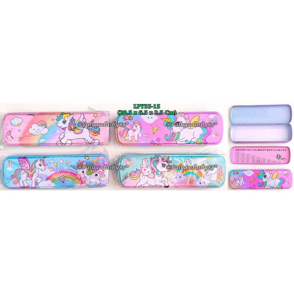 

(1 Biji) Kotak Pensil Kaleng LPY55-15 2 Susun 20.5*6.5*2.5 Cm / Pencil Case Kaleng LPY-55-15