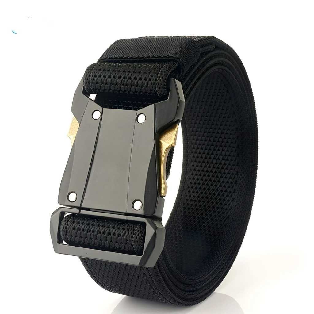 Ikat Pinggang Pria Elastikitas Weaving Masukkan Sabuk Pria Taktis Nylon Gesper Pria Eiger