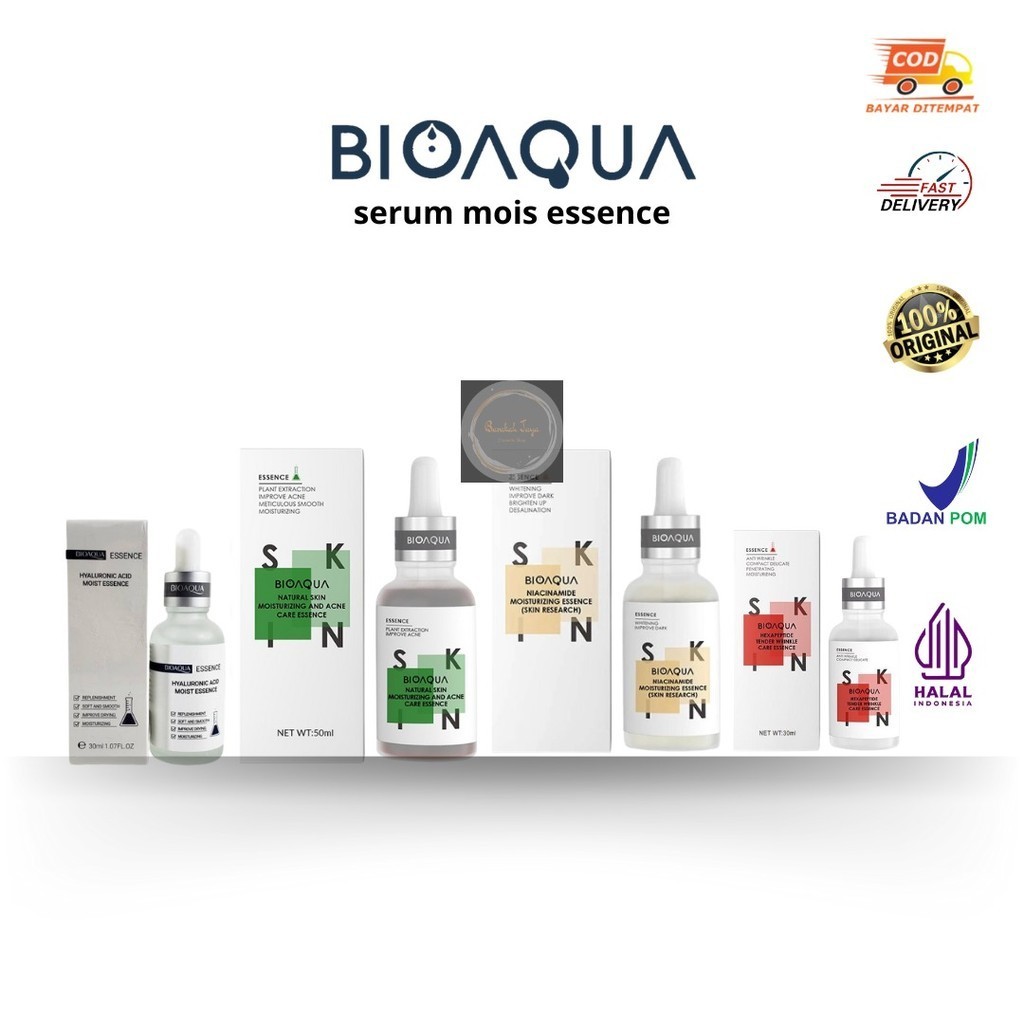 BIOAQUA Serum Moisturizing Essence 30ml Niacinamide/Hyaluronic Acid/Acne Care