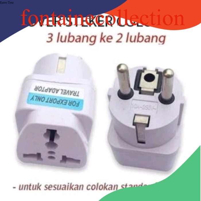 over steker listrik kaki 3 ke 2/colokan hp/colokan notebook kaki 3