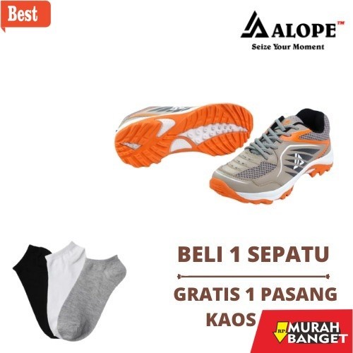 Sepatu Bulu tangkis keren KAZUO.ID- Bundling sepatu Alope ZICO sneakers olahraga badminton gratis ka