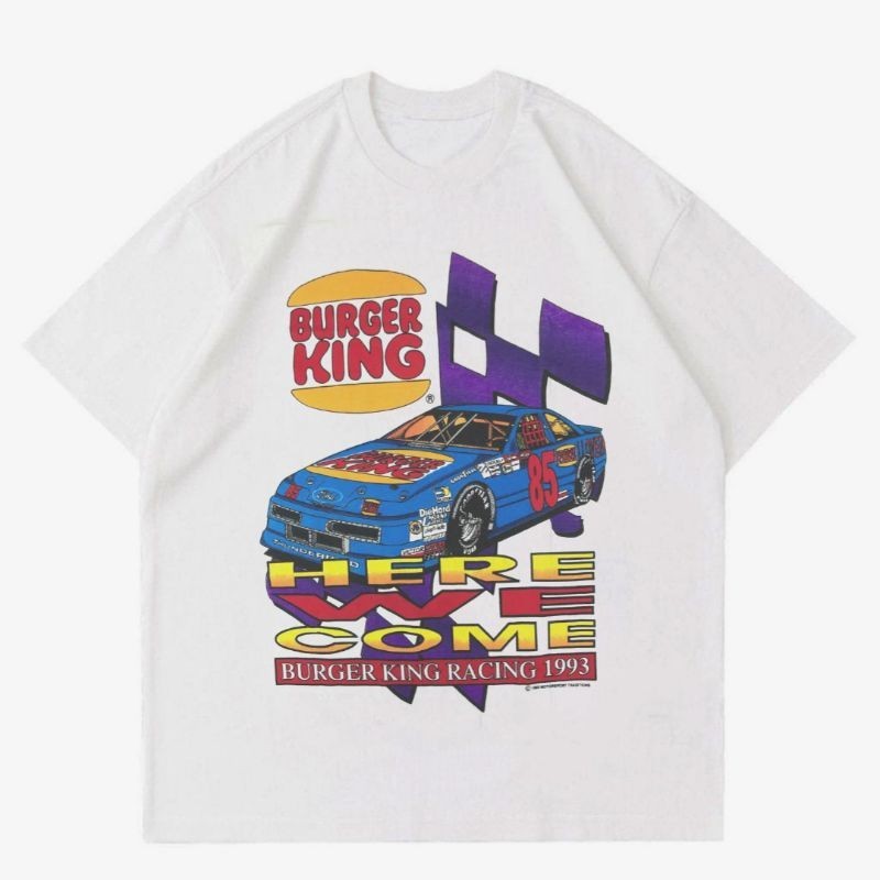 FestKaos KAOS VINTAGE NASCAR KING RACE 1993 | T-SHIRT VINTAGE NASCAR RUMBLE | KAOS BAJU MOBIL BALAP 