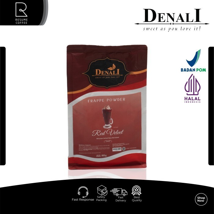

[New Arrival]Promo Denali powder Red Velvet 800gram