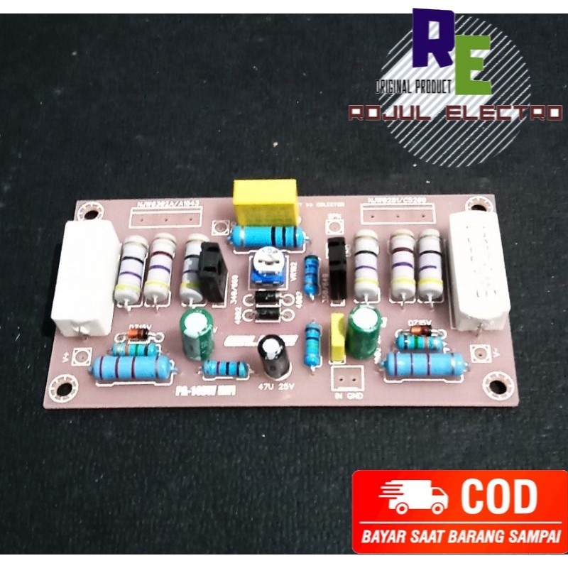 Driver Out Collector OCL Power Amplifier 700W Modif 140W Elite EL-047 PCB Fiber