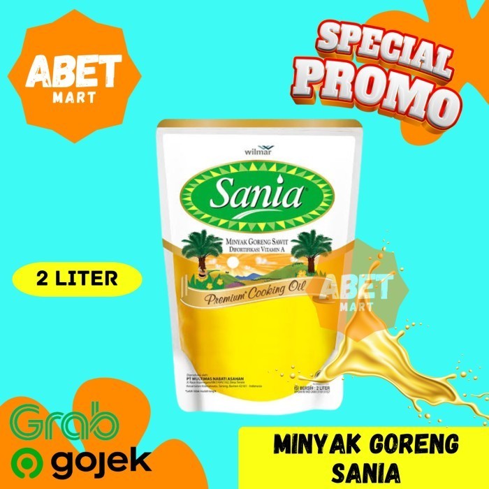 

Sania Minyak Goreng Kemasan 2Liter - 2 L Liter 2L Pak Dus Pcs Cooking Oil