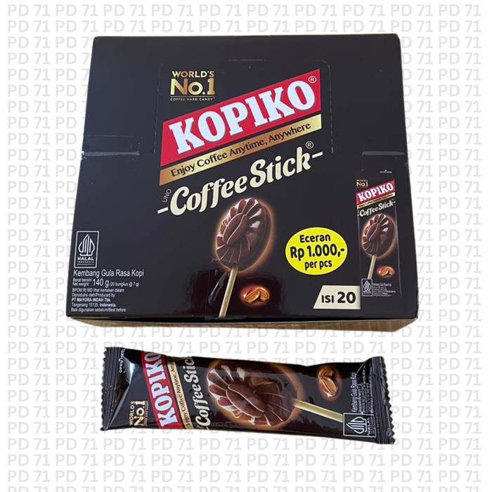 

Permen Kopiko Stick ( 1 Pack Isi 20 Bungkus)