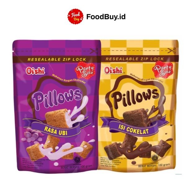 

Oishi Pillows Cokelat / Ubi 100 gr