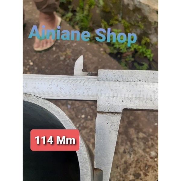 Pipa Besi 4 inch / 114 Mm Tebal 5 mm Panjang 50 cm