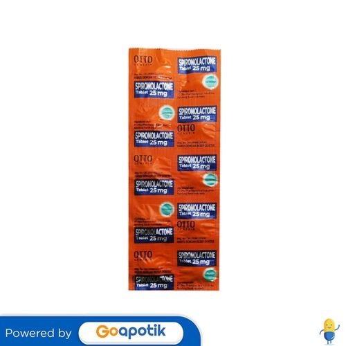 Spironolactone Otto 25 Mg Strip 10 Tablet