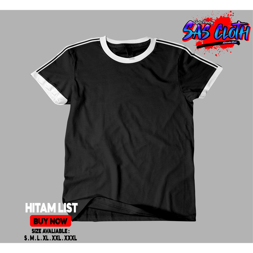 KAOS Baju T-Shirt RINGER KAOS RINGER TEE POLOS PREMIUM KAOS RINGER TEE PRIA