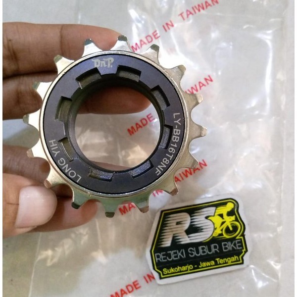 freewheel sepeda BMX single 16t jangkrik DnP taiwan chrome plated