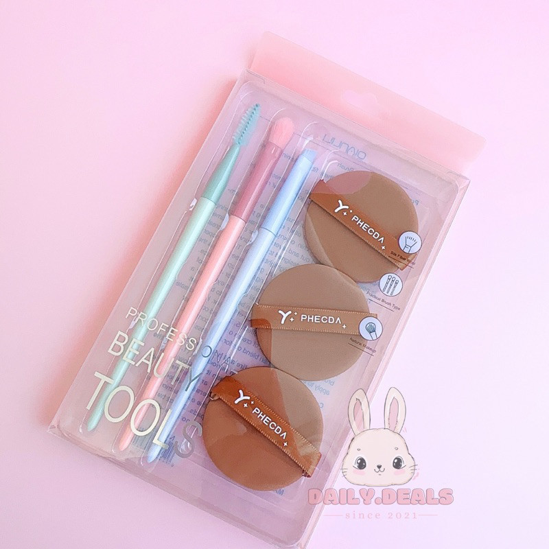 [024] SET SPONS KUAS PREMIUM QUALITY, SET MAKEUP KUAS DAN SPONS BEST SELLER