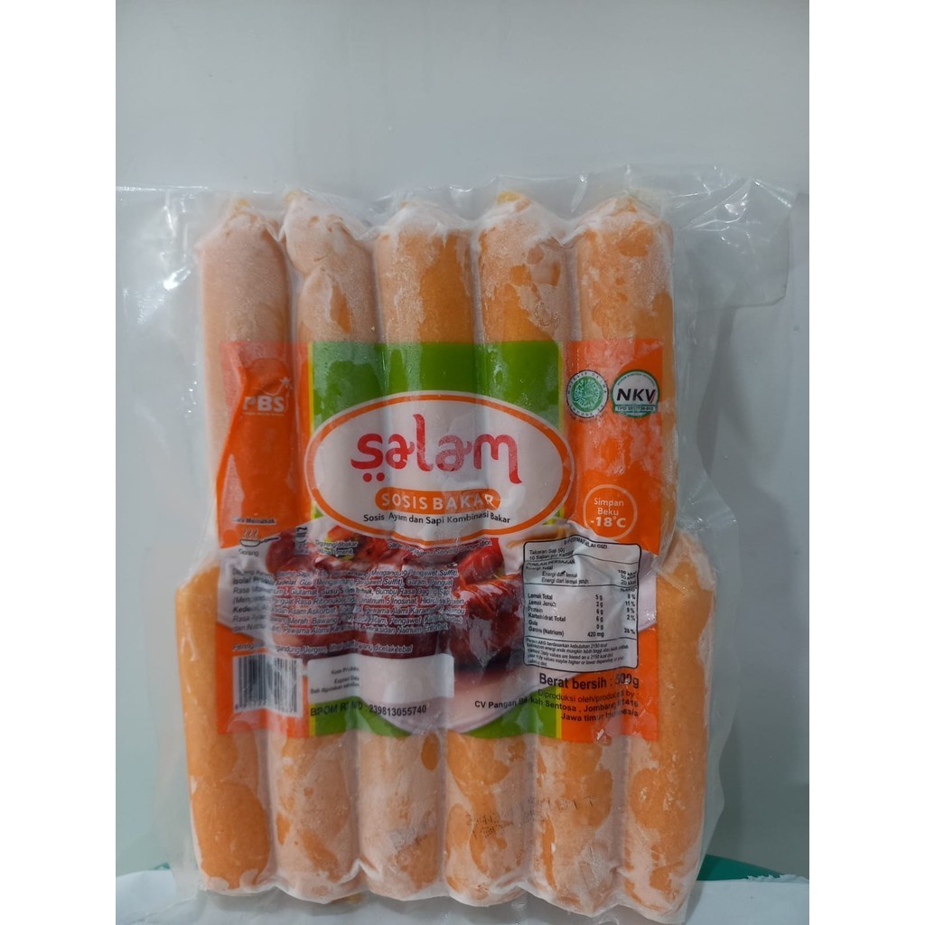 

(READY STOCK) SALAM SOSIS BAKAR MINI ISI 11 BERAT 500 GR HALAL FROZEN FOOD PREMIUM MURAH