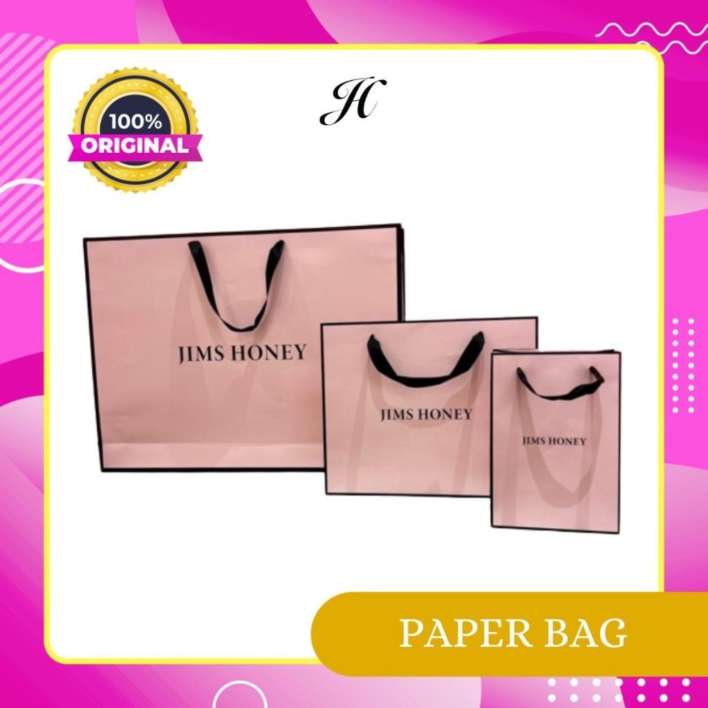 

Jims Honey Paper Bag Tas Belanja Shopping Bag Murah Kuat Tas Kertas Terbaru