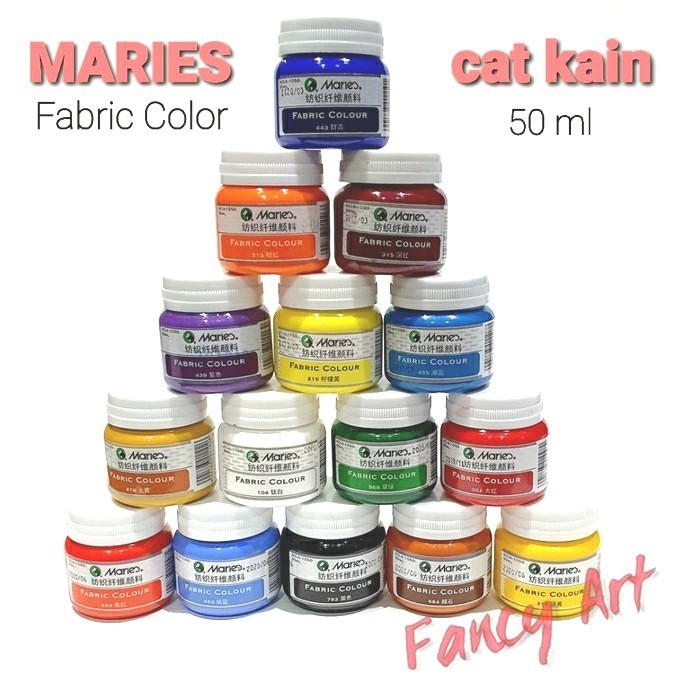 

G874R~ Promo Murmer MARIES Fabric Colour A-1050 50ml / Cat kain kaos jaket - 443 Ultramarine