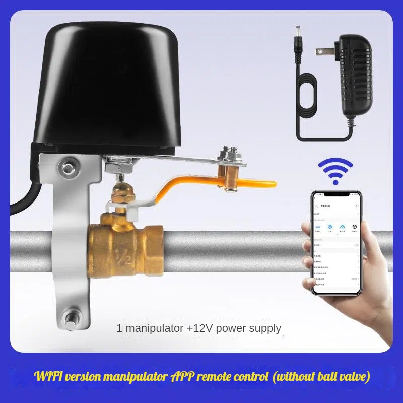 

Wireless Remote Control Electric Valve Switch Wifi Mobile Phone App Remote Water Valve Ball Valve Controller Gas Manipulator