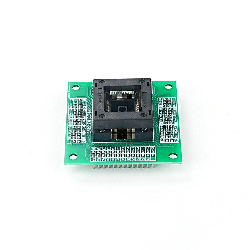 Original New TQFP100 FQFP100 QFP100 to DIP100 Programming Socket OTQ-100-0.5-09 Pitch 0.5mm LQFP100 