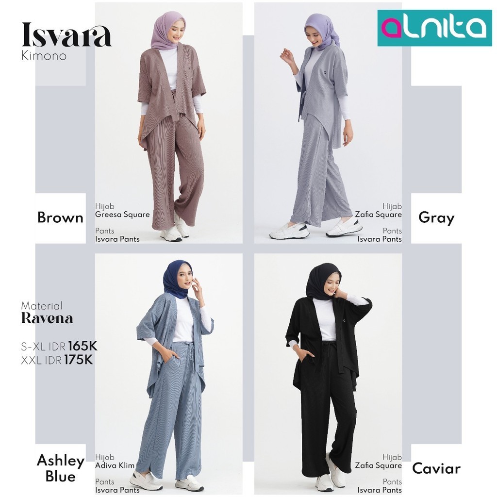INSPIRE Outer Kimono / Cardigan Panjang /Outer ISVARA KIMONO