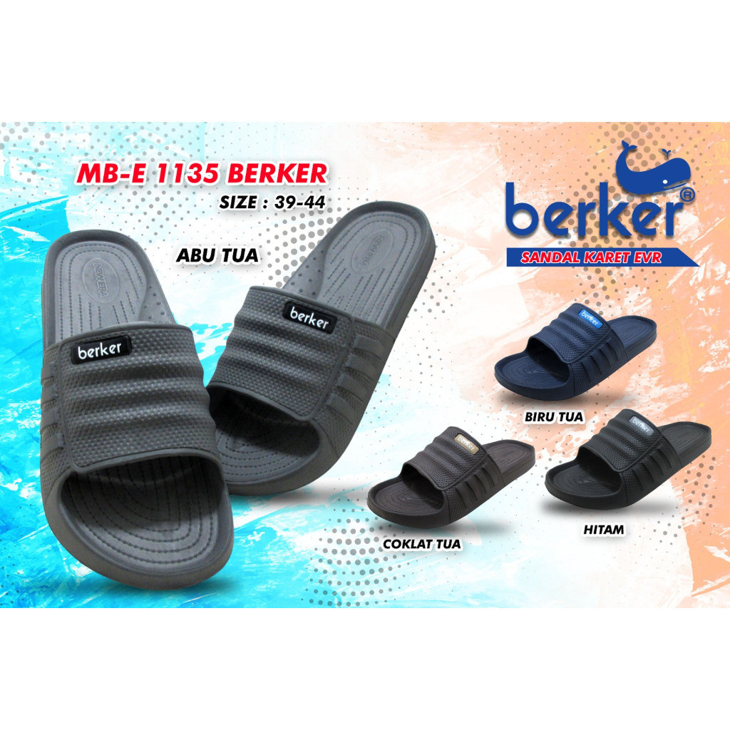 Sandal Selop Pria Sporty Tebal Anti slip Murah Berkualitas Sandal New Era BERKER 1135