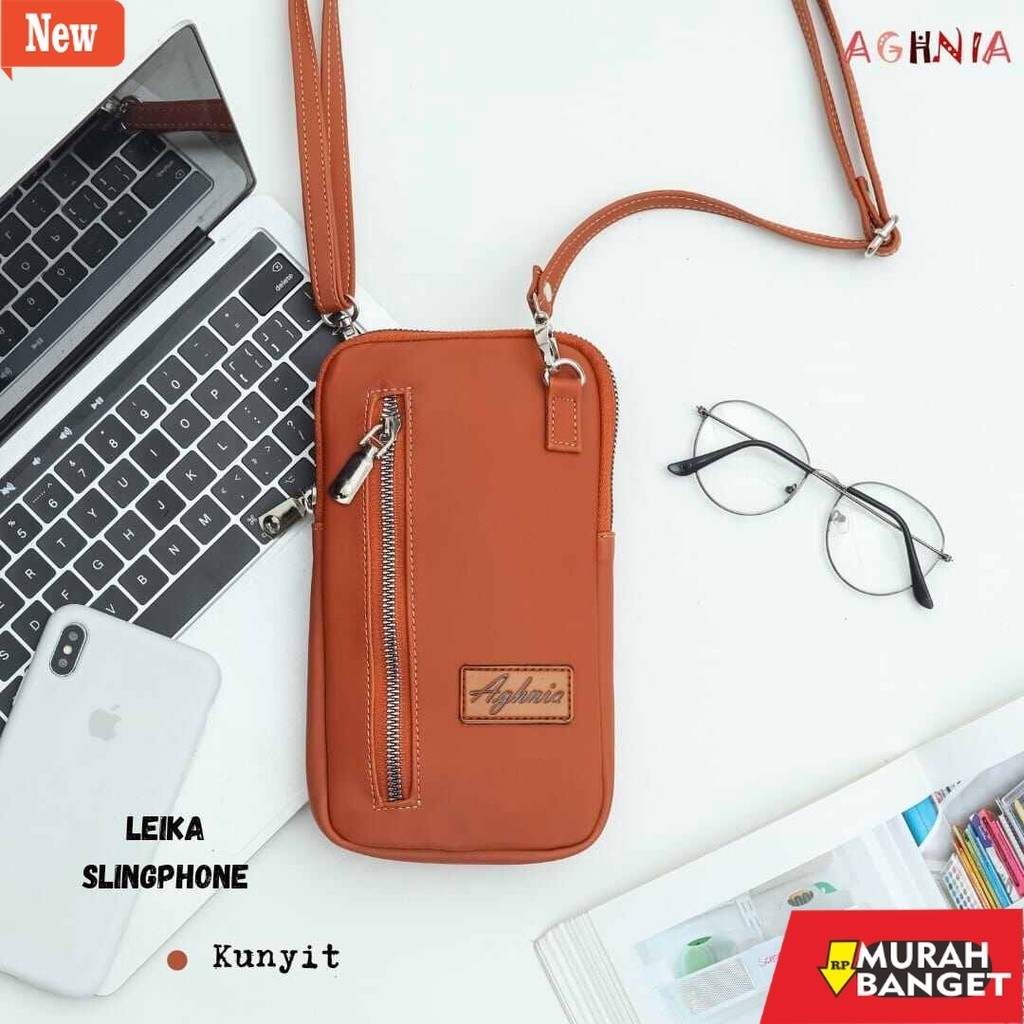 tas selempang wanita shopee haul TAS HP ANTI AIR / LEIKA SLINGPHONE BY AGHNIA / LEIKA AGHNIA / tas l