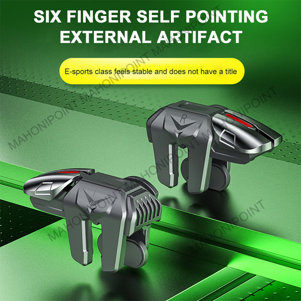 G21 Trigger Pubg FF Fps L1 R1 Gaming Six Finger Trigger Gaming