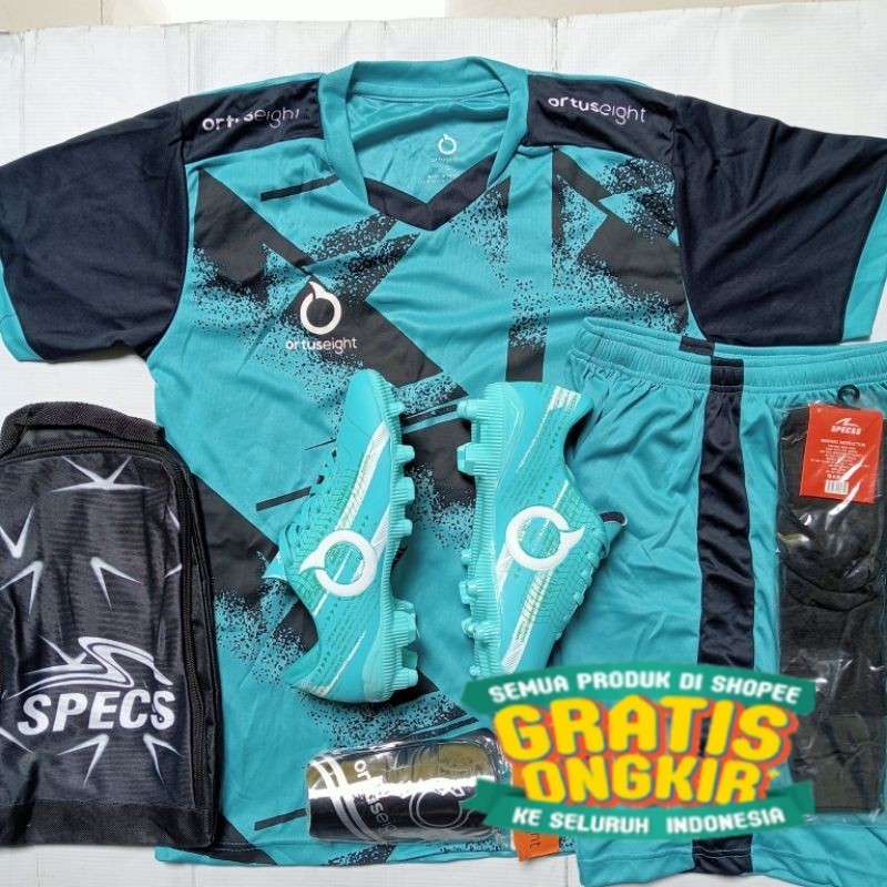 SEPATU BOLA PAKET KOMPLIT/ cr7 ronaldo madrid barca