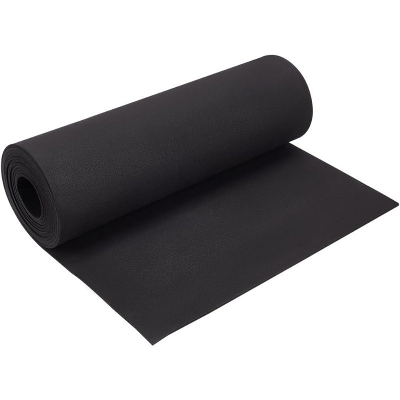 

118 inch Black EVA Foam Sheets Roll 13.7inch Wide Foam Seal Strips for Arts and Crafts Supplies Cosplay Costumes and Custom