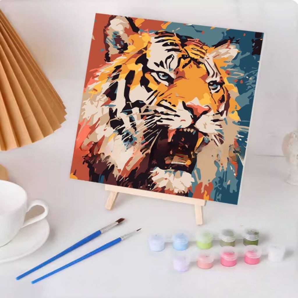 

GS - Paket Melukis Paint By Numbers Kit Anak Kanvas Gambar Colouring Belajar Mewarnai STY7052